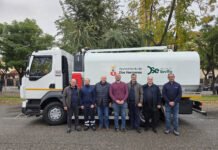 Camión de baldeo de 8.000 litros para la limpieza urbana camión de baldeo