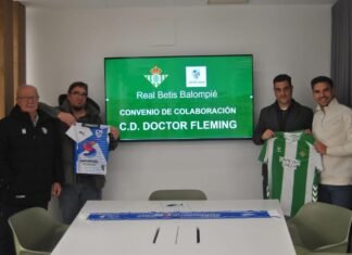Convenio de colaboración deportiva del CD Doctor Fleming con el Betis convenio de colaboración deportiva