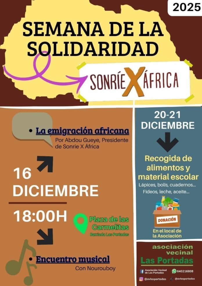 semana de la solidaridad en Las Portadas semana de la solidaridad