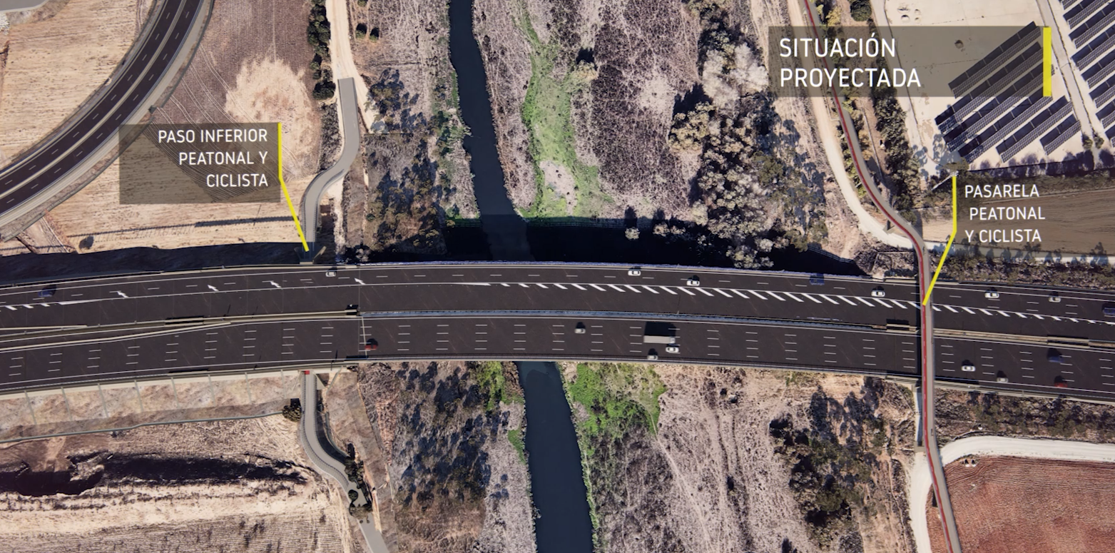 imagen tramo se-40 entre dos hermanas y el futuro enlace el copero licitado