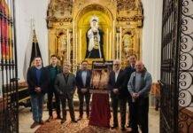 El palio de la Soledad para el cartel de los comerciantes palio de la soledad