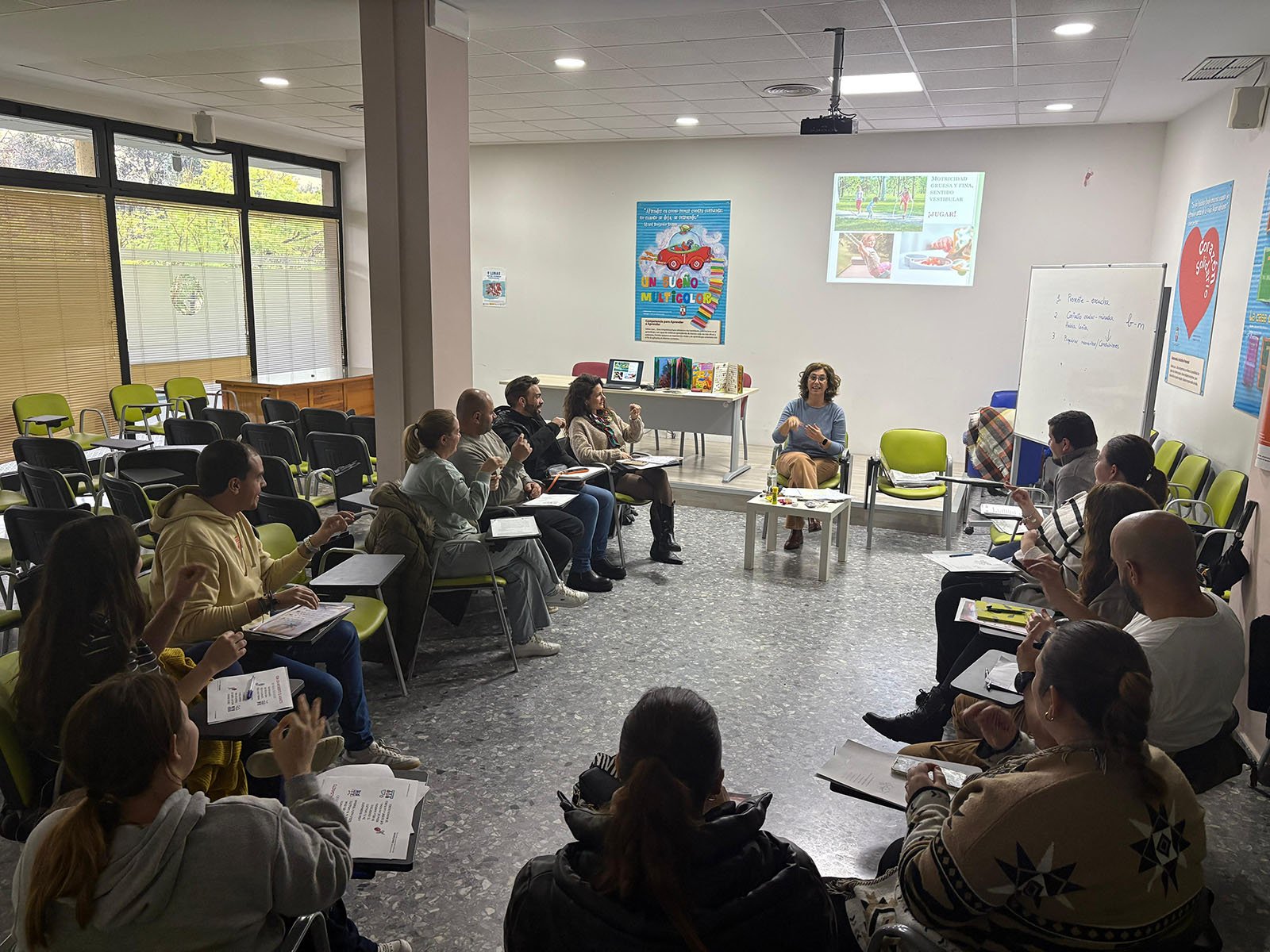 taller educación familias pautas lenguaje oral cuidadanía