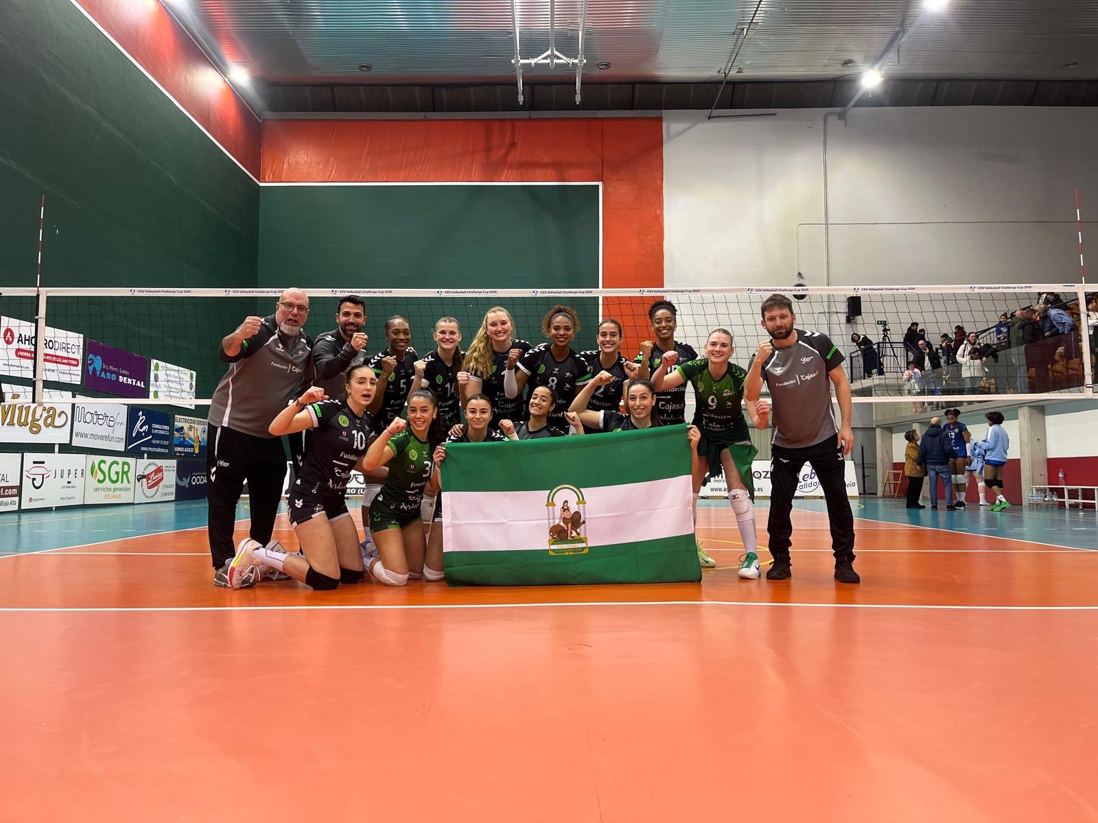 voleibol fundación cajasol andalucía liga iberdrola contundente victoria