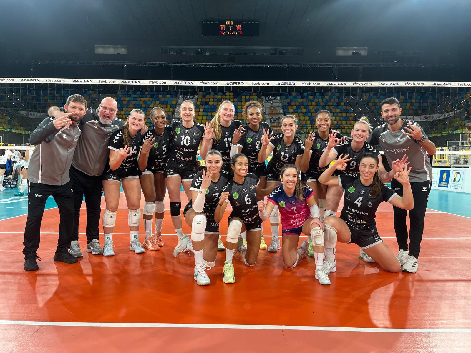 voleibol fundación cajasol andalucía tres puntazos