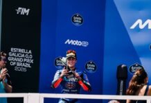 Dani Muñoz fue segundo en el Gran Premio de Brasil de Moto2 dani muñoz