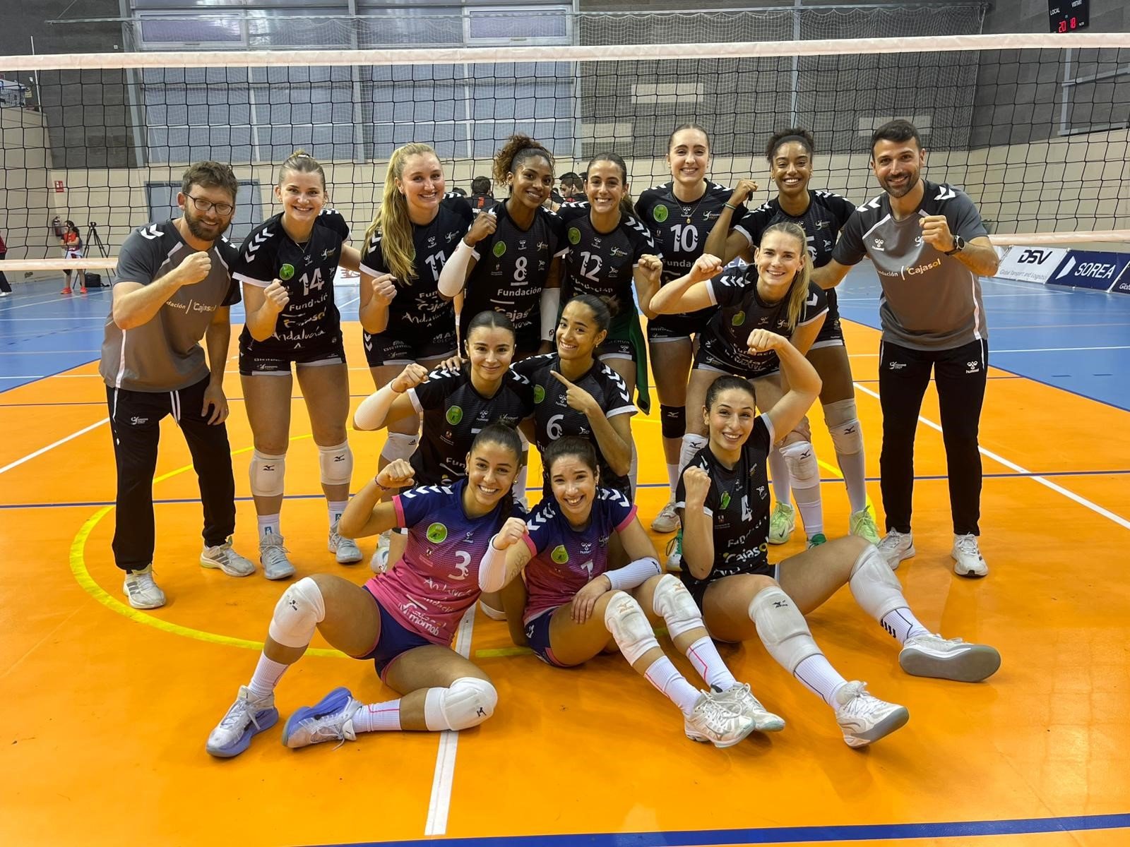 fundación cajasol andalucía sant cugat voleibol femenino primer punto