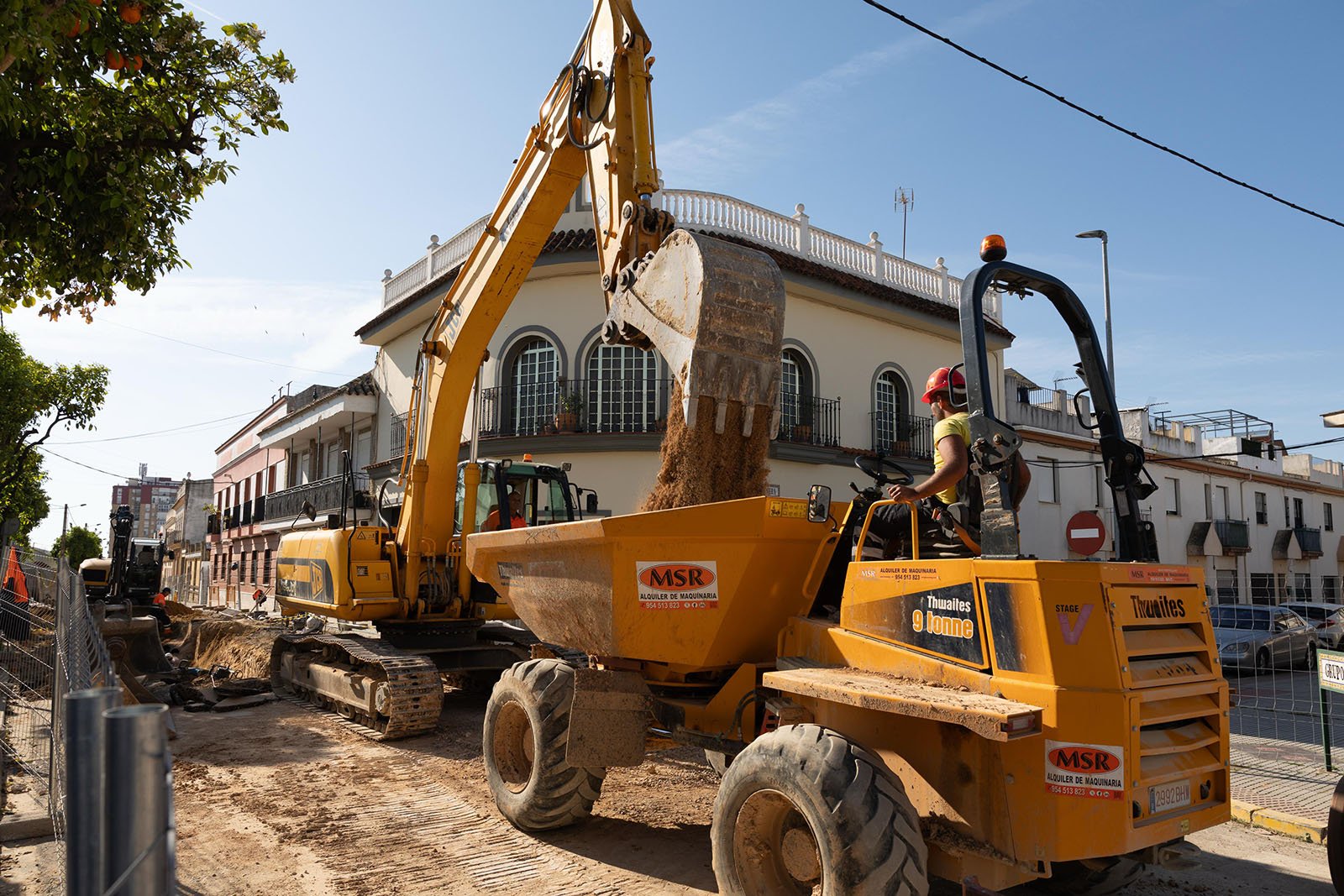 mejoras en la barriada federico mayo buen ritmo de ejecución