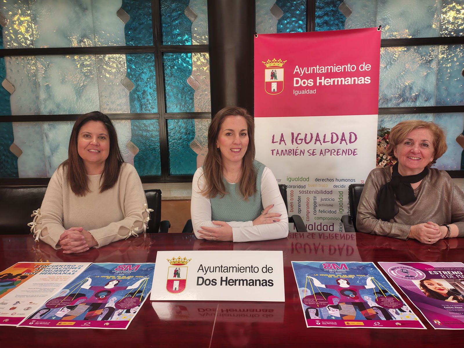 presentación actos del 8m día internacional de la mujer conmemoración del 8M