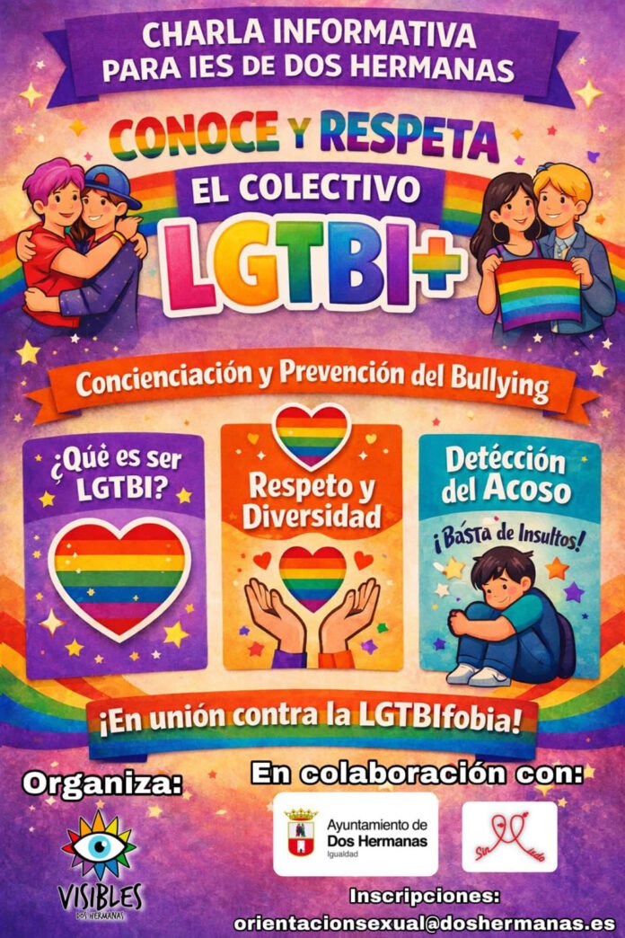 charlas informativas para ies de dos hermanas sobre el colectivo lgtbi