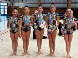 Las gimnastas del circuito base y absoluto viven un buen fin de semana las gimnastas