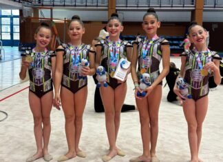 Las gimnastas del circuito base y absoluto viven un buen fin de semana las gimnastas