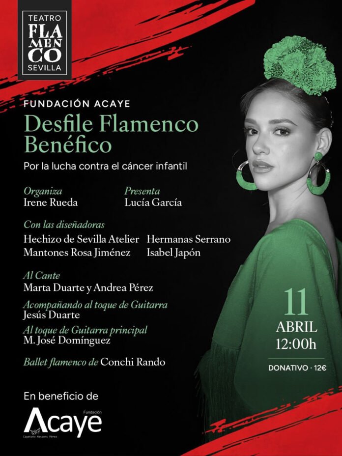 desfile de moda flamenca a beneficio de acaye desfile de moda flamenca
