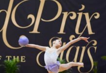 María Piñero convocada por la Federación Española de Gimnasia