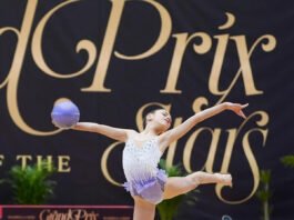 María Piñero convocada por la Federación Española de Gimnasia