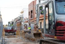 A buen ritmo las obras de mejora del saneamiento en Venta Bermeja a buen ritmo