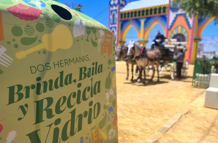 más de 19.200 kilos de vidrio