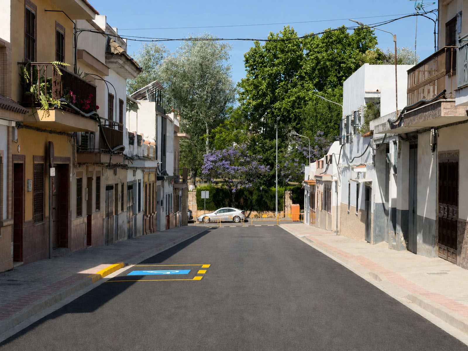 finaliza el proyecto de mejora urbana en la barriada las ganchozas primer proyecto