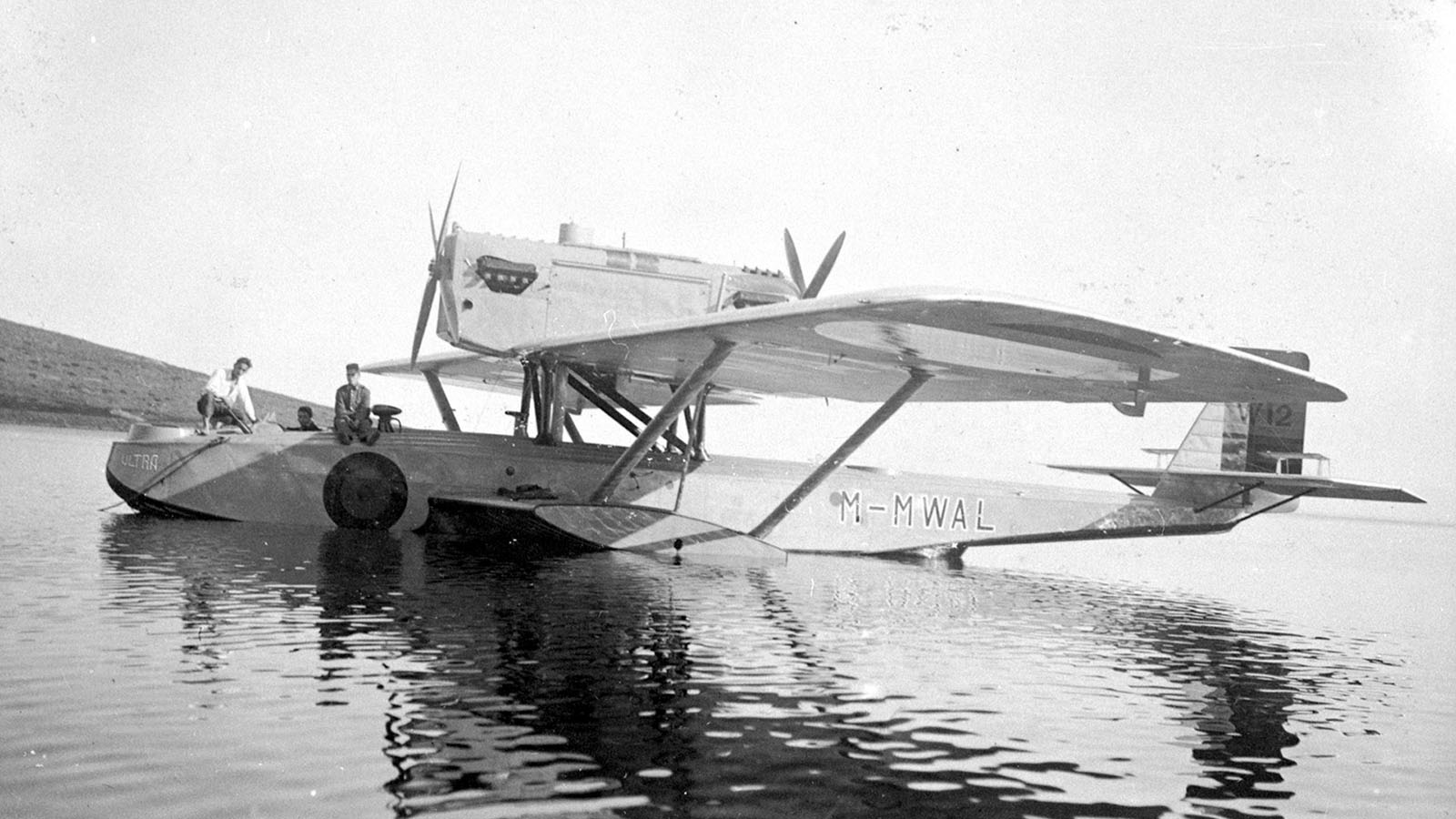 fotografía del plus utra hidroaviación hazaña del plus-ultra