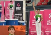 Participación de oro de gimnastas nazarenos en el Andaluz campeonato de oro