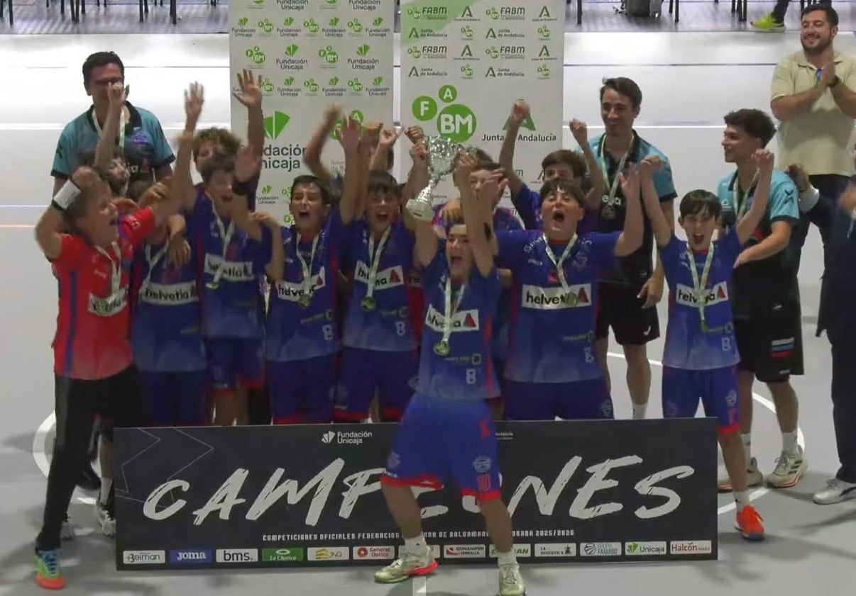 alevines del helvetia montequinto campeón de andalucía alevín masculino