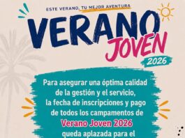 Aplazamiento de la inscripción y pago de campamentos de Verano Joven cartel aplazamiento plazos verano joven