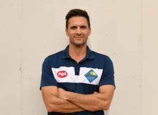 Javi Cortés, técnico del Waterpolo Dos Hermanas javi cortés