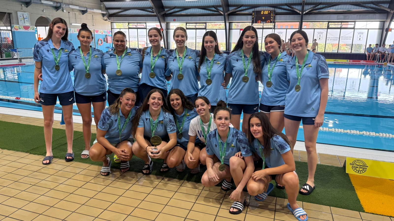 waterpolo dos hermanas campeonas Liga Andaluza femenina principal referente andaluz