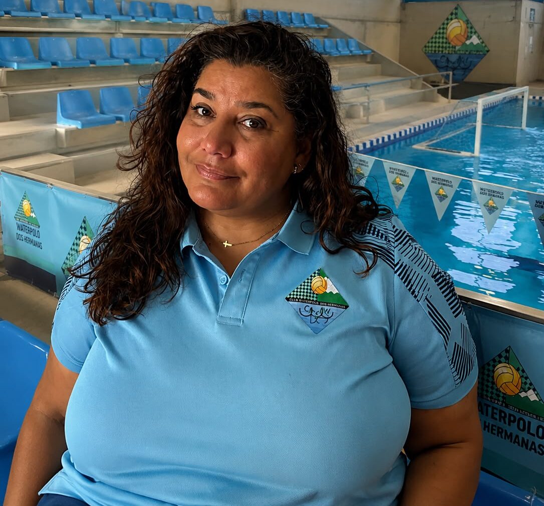 Peggy Stevens, presidenta del Club Waterpolo Dos Hermanas PQS waterpolo dos hermanas