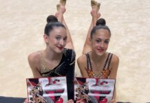 Brillante semana de competición para la rítmica nazarena brillante semana