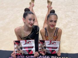 Brillante semana de competición para la rítmica nazarena brillante semana