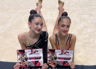 Brillante semana de competición para la rítmica nazarena brillante semana