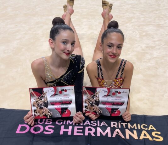 Brillante semana de competición para la rítmica nazarena brillante semana
