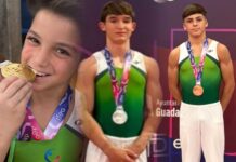 Podio completo para la gimnasia artística nazarena podio completo