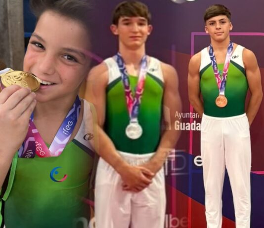 Podio completo para la gimnasia artística nazarena podio completo