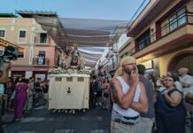La Virgen del Carmen procesionó por primera vez con costaleros virgen del carmen