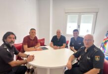 Reunión de trabajo de Visibles 2H con la Policía Nacional reunión de trabajo