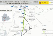 Transportes da el primer paso para el tercer carril de la AP-4 transportes