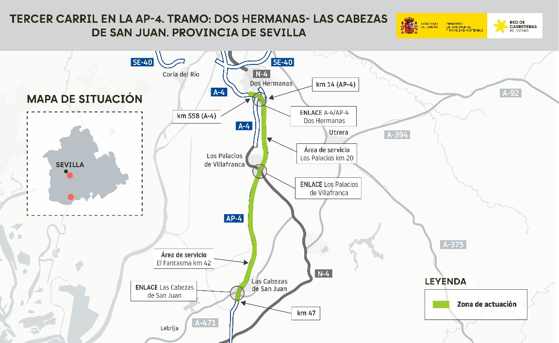 transportes proyecto tercer carril AP4 transportes