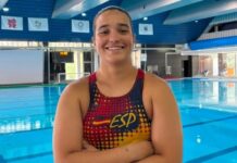 Reyes Díaz, subcampeona de Europa sub 20 con España reyes díaz