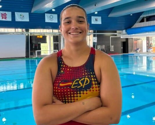 Reyes Díaz, subcampeona de Europa sub 20 con España reyes díaz