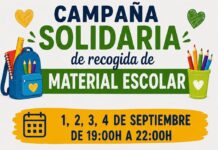 Campaña solidaria de recogida de material escolar campaña solidaria