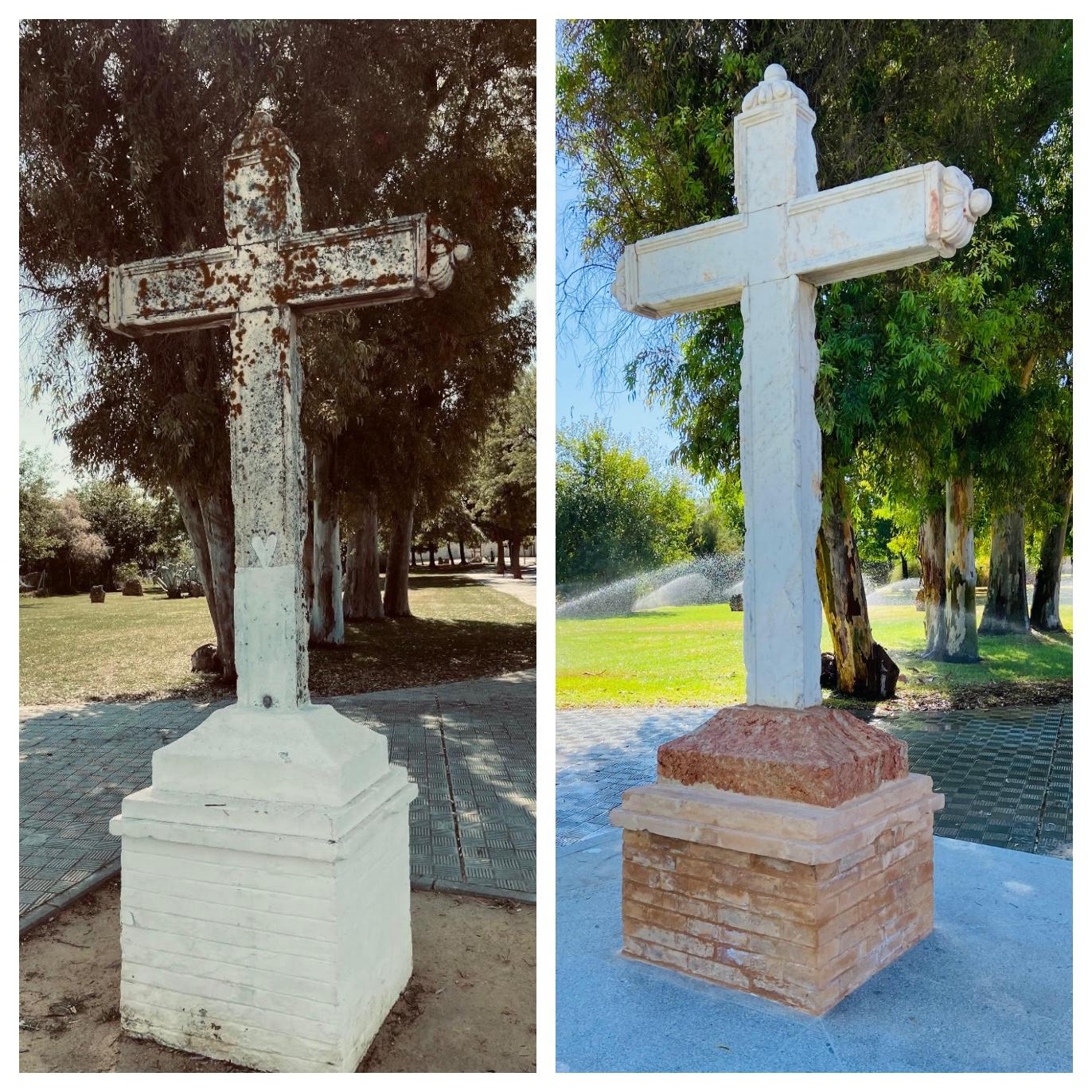 restauración de la cruz de montequinto (1) cruz de montequinto