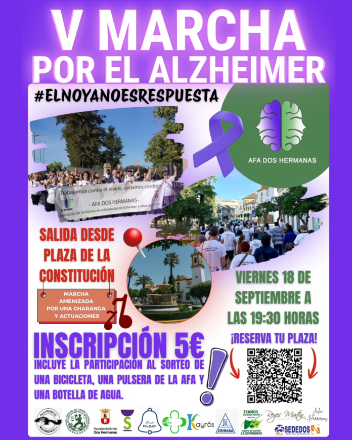 cartel marcha del alzheimer