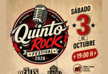El IX Quinto Rock Festival se celebrará el próximo día 3 de octubre quinto rock