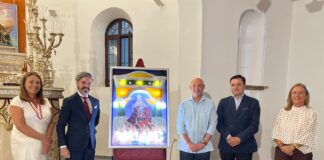 Luz para la Virgen de Valme en el cartel de Manuel Mena Bravo luz