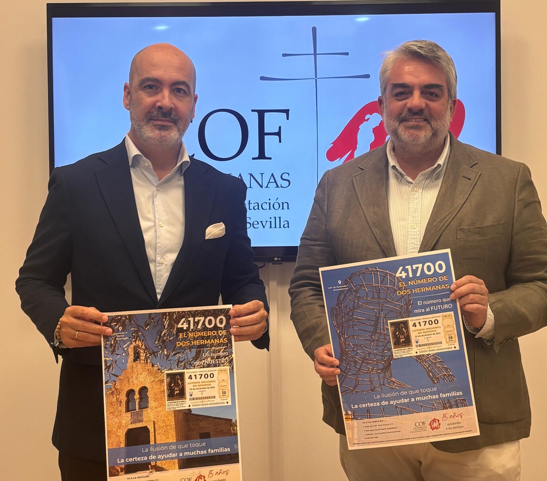 presentación campaña venta lotería navidad orgullo nazareno cof