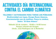 Día internacional contra el cambio climático en Dos Hermanas día internacional contra el cambio climático