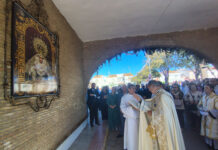 La Virgen del Amparo cerró los actos de los 50 años de Las Portadas