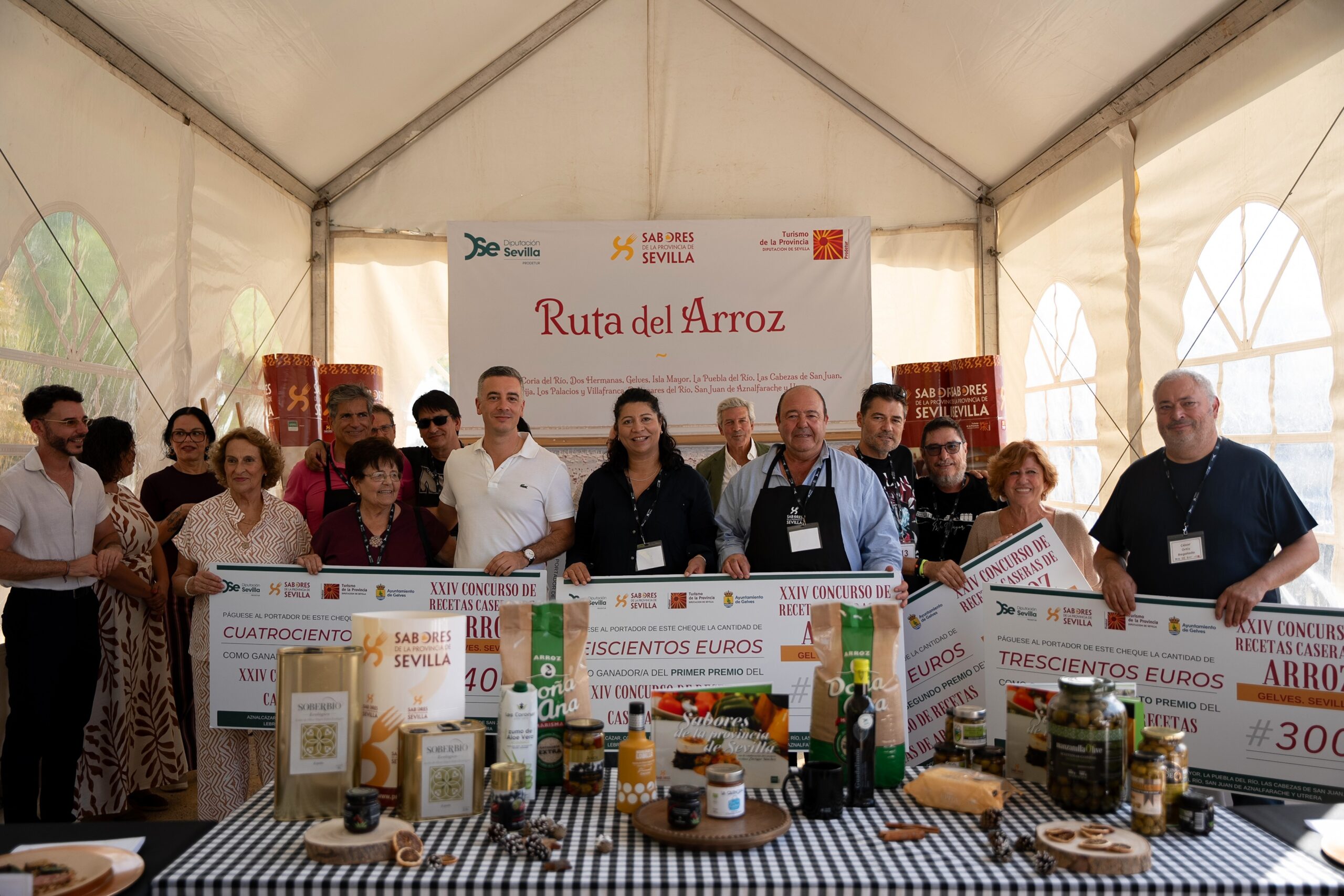 ganadores del XXIV concurso de recetas de arroz de la provincia de sevilla Antonio José Bernal Rivas