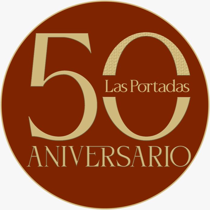 logo 50 aniversario barriada de las portadas las portadas